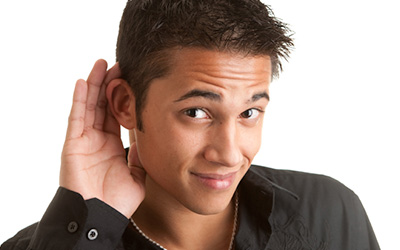 Student Cuffing Ear