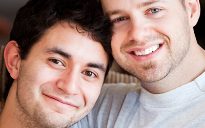 Happy Couple Hugging Each Other