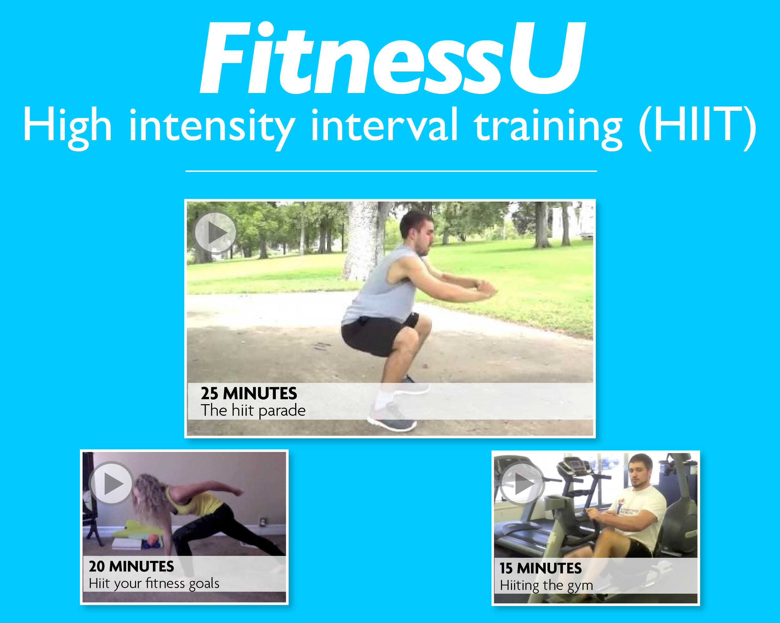 FitnessU: High intensity interval training (HIIT)