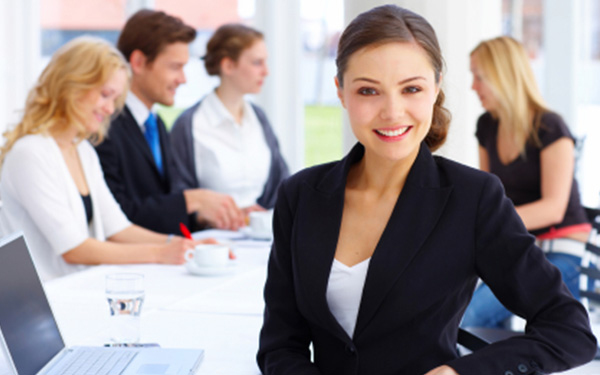 Student in an interview