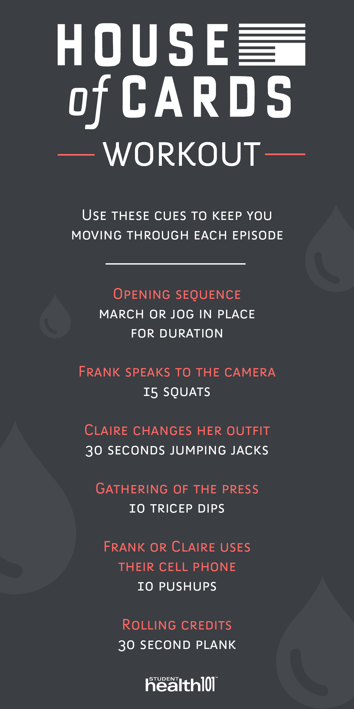House of cards workout
