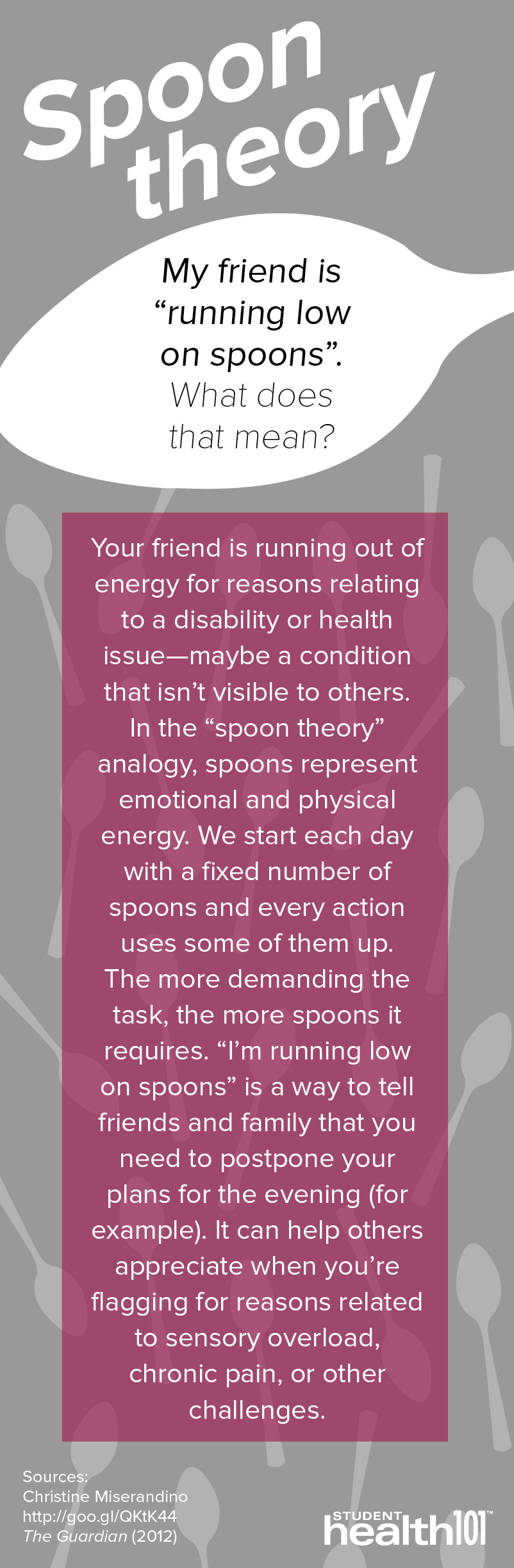 The spoon theory